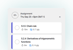 Learnvia homework interface with aligned practice, auto-grading, unlimited attempts, and worked solutions