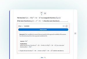 Learnvia quizzes taken after lessons and homework to check progress, with self-quizzing features coming in 2026